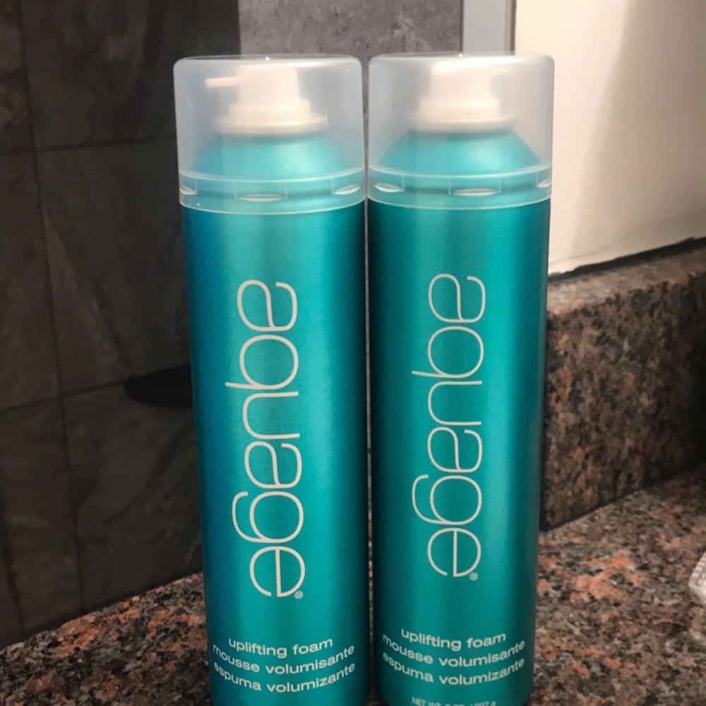 New! Unopened! Set of 2 cans-Aquage Uplifting Foam